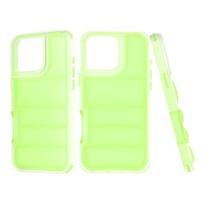 Husa pentru  iPhone 16 Pro Max Air Cusion anti-shock, Dazzling - verde