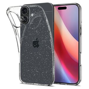 Husa premium pentru  iPhone 16 Spigen Liquid Crystal - alb