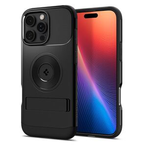 Husa premium pentru  iPhone 16 Pro Spigen Slim Armor MagSafe - negru