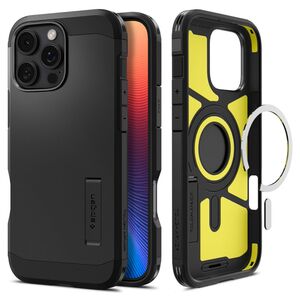 Husa premium pentru  iPhone 16 Pro Max Spigen Tough Armor MagSafe - negru