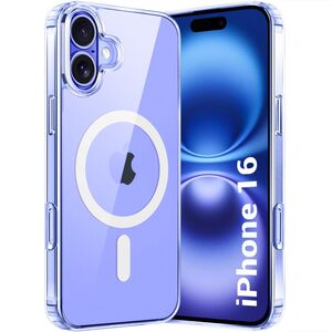 Huse pentru  iPhone 16 cu MagSafe Crystal Clear Back Series - transparent