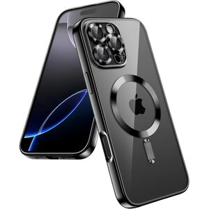 Husa pentru  iPhone 16 Pro cu MagSafe si protectie pentru lentile anti-shock 1.5 mm transparent - negru