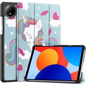 Husa pentru  Xiaomi Redmi Pad SE 8.7 tip stand functie sleep/wake-up, unicorn