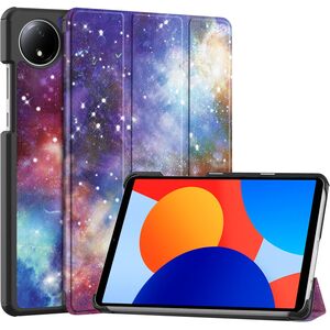Husa pentru  Xiaomi Redmi Pad SE 8.7 tip stand functie sleep/wake-up, galaxy