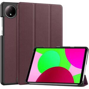 Husa pentru  Xiaomi Redmi Pad SE 8.7 tip stand functie sleep/wake-up, bordeaux