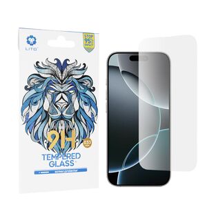 Folie sticla iPhone 16 Pro Lito 9H Tempered Glass, transparenta
