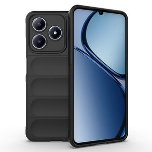 Husa pentru  Realme C61, Realme C63 Liquid Silicone, Microfibre Lining, Non-Slip Airbag Design, negru