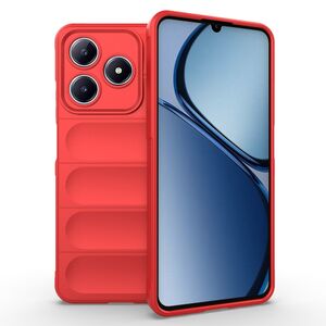 Husa pentru  Realme C61, Realme C63 Liquid Silicone, Microfibre Lining, Non-Slip Airbag Design, rosu