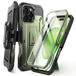 Husa 360 iPhone 16 Pro Max Supcase Unicorn Beetle Pro, verde