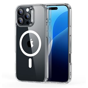 Husa pentru  iPhone 16 Pro Max cu MagSafe Classic Hybrid HaloLock - clear