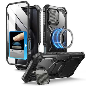 [Pachet 360°] Husa + folie iPhone 16 Pro Max I-Blason Armorbox, negru