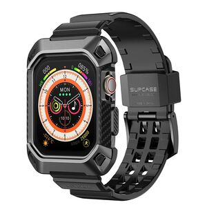 [Pachet husa + curea] Apple Watch 10 46mm Supcase Unicorn Beetle Pro, negru