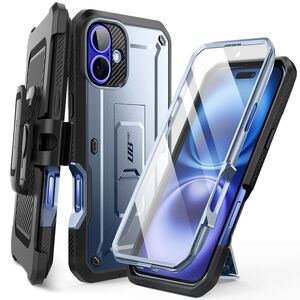 Husa iPhone 16 Supcase Unicorn Beetle Pro, albastru