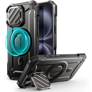 Husa iPhone 16 Supcase Unicorn Beetle XT MagSafe, negru
