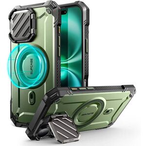 Husa iPhone 16 Supcase Unicorn Beetle XT MagSafe, verde