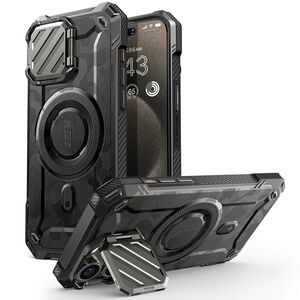 Husa iPhone 16 Pro Max Supcase Unicorn Beetle XT MagSafe, gri