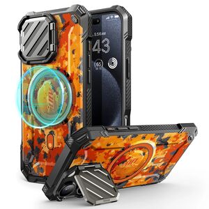 Husa iPhone 16 Pro Max Supcase Unicorn Beetle XT MagSafe, portocaliu