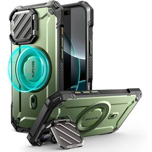 Husa iPhone 16 Pro Max Supcase Unicorn Beetle XT MagSafe, verde