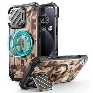 Husa iPhone 16 Pro Max Supcase Unicorn Beetle XT MagSafe, maro