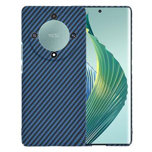 Husa pentru  Honor Magic 5 Lite CarbonFiber UltraSlim, Lightweight, albastru