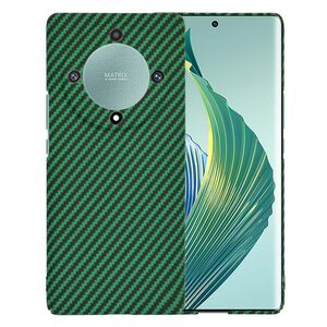 Husa pentru  Honor Magic 5 Lite CarbonFiber UltraSlim, Lightweight, verde