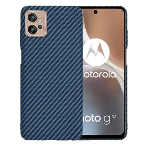 Husa pentru  Motorola Moto G32 CarbonFiber UltraSlim, Lightweight, albastru