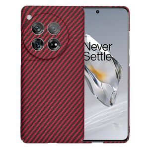 Husa pentru  OnePlus 12 CarbonFiber UltraSlim, Lightweight, rosu