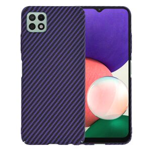 Husa pentru  Samsung Galaxy A22 5G CarbonFiber UltraSlim, Lightweight, mov
