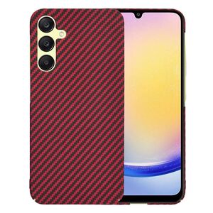 Husa pentru  Samsung Galaxy A25 CarbonFiber UltraSlim, Lightweight, rosu