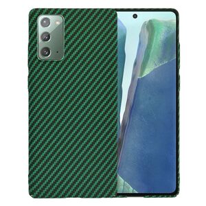 Husa pentru  Samsung Galaxy Note 20 CarbonFiber UltraSlim, Lightweight, verde