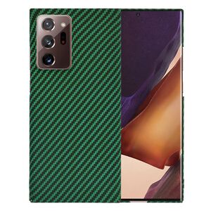 Husa pentru  Samsung Galaxy Note 20 Ultra CarbonFiber UltraSlim, Lightweight, verde