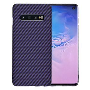 Husa pentru  Samsung Galaxy S10 CarbonFiber UltraSlim, Lightweight, mov