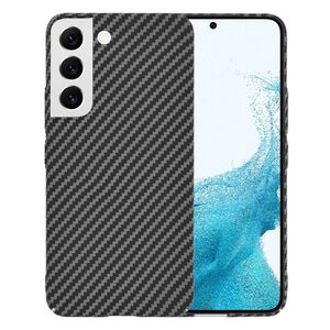 Husa pentru  Samsung Galaxy S22 5G CarbonFiber UltraSlim, Lightweight, negru
