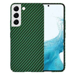 Husa pentru  Samsung Galaxy S22 5G CarbonFiber UltraSlim, Lightweight, verde