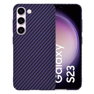 Husa pentru  Samsung Galaxy S23 CarbonFiber UltraSlim, Lightweight, mov