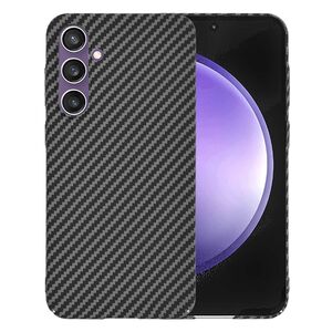 Husa pentru  Samsung Galaxy S23 FE CarbonFiber UltraSlim, Lightweight, negru