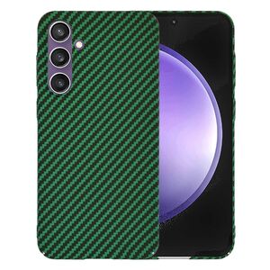 Husa pentru  Samsung Galaxy S23 FE CarbonFiber UltraSlim, Lightweight, verde
