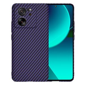 Husa pentru  Xiaomi 13T, 13T Pro CarbonFiber UltraSlim, Lightweight, mov