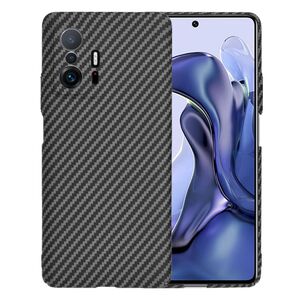 Husa pentru Xiaomi 11T 5G, 11T PRO 5G  CarbonFiber UltraSlim, Lightweight, negru