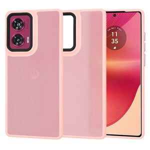 Husa pentru  Motorola Moto G85 CarbonFiber UltraSlim, Lightweight, roz