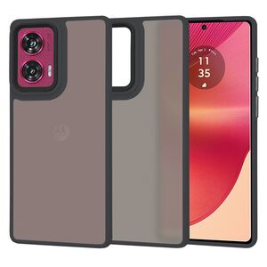 Husa pentru  Motorola Moto G85 CarbonFiber UltraSlim, Lightweight, negru