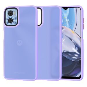Husa pentru  Motorola Moto E22, E22i Ghost Series frosted - mov