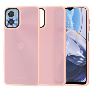 Husa pentru  Motorola Moto E22, E22i Ghost Series frosted - roz