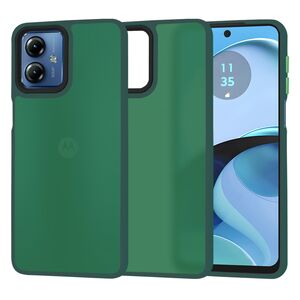 Husa pentru  Motorola Moto G14 Ghost Series frosted - verde