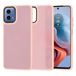 Husa pentru  Motorola Moto G34 Ghost Series frosted - albastru
