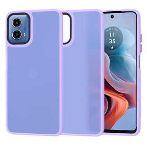 Husa pentru  Motorola Moto G34 Ghost Series frosted - mov