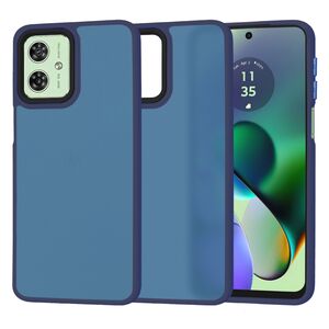 Husa pentru  Motorola Moto G54, G54 Power Edition Ghost Series frosted - albastru