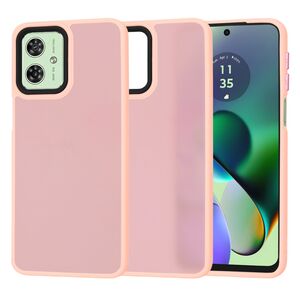 Husa pentru  Motorola Moto G54, G54 Power Edition Ghost Series frosted - roz