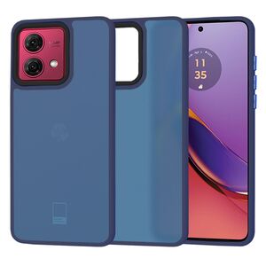 Husa pentru  Motorola Moto G84 CarbonFiber UltraSlim, Lightweight, albastru