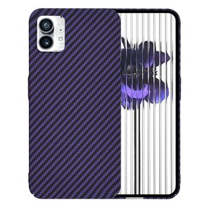 Husa pentru  Nothing Phone 1 CarbonFiber UltraSlim, Lightweight, mov